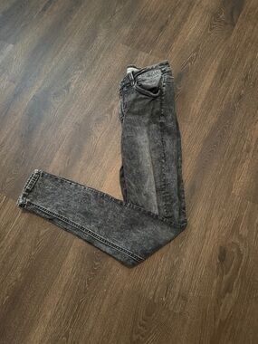 Bridge by Gly high rise skinny Black Acid-Wash Jeans